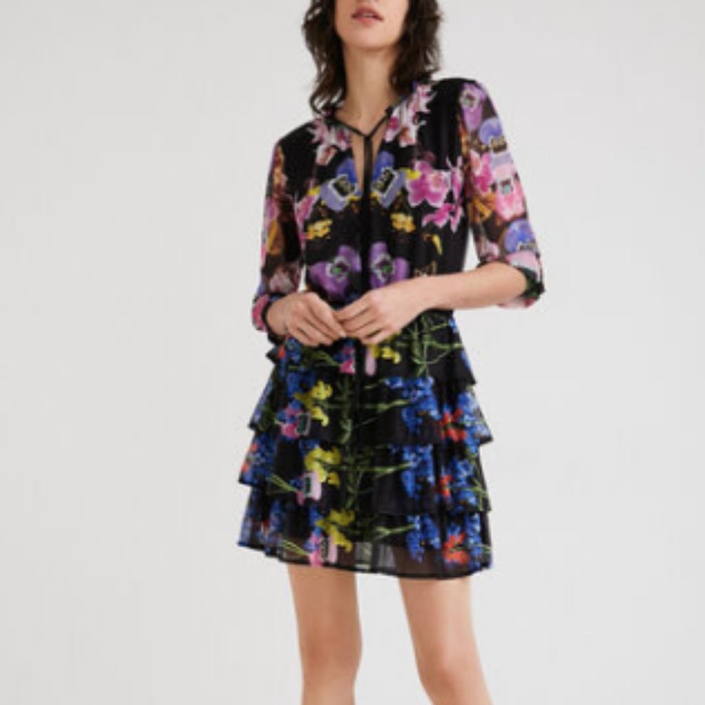 DESIGUAL M. Christian Lacroix orchid dress - Picture 3 of 11
